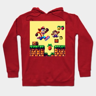 8Bit Crash Bandicoot Platform Hoodie